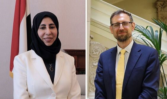 وزيرة التخطيط والتعاون الدولي تبحث مع مسؤول بالخارجية البريطانية تعزيز الشراكة
